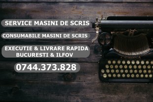 Service, reparatii, curatare masina de scris, Sector 1 - Bucuresti