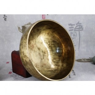 Bol tibetan, lucrat manual in Nepal, din 7 metale, 25 cm F107S, Sector 4 - Bucuresti