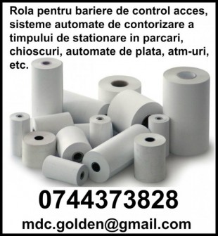 Rola hartie bariere de control acces, sisteme automate contorizare, Sector 1 - Bucuresti