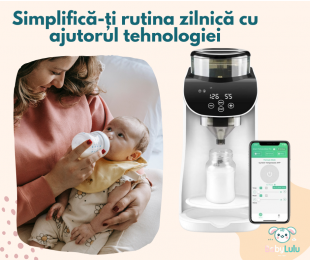 Espressor Lapte Praf pentru bebelusi cu Aplicatie Mobila BabyLulu, Panic - Salaj