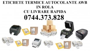 Role etichete termice AWB 100x150 mm – autocolante curierat, Sector 1 - Bucuresti